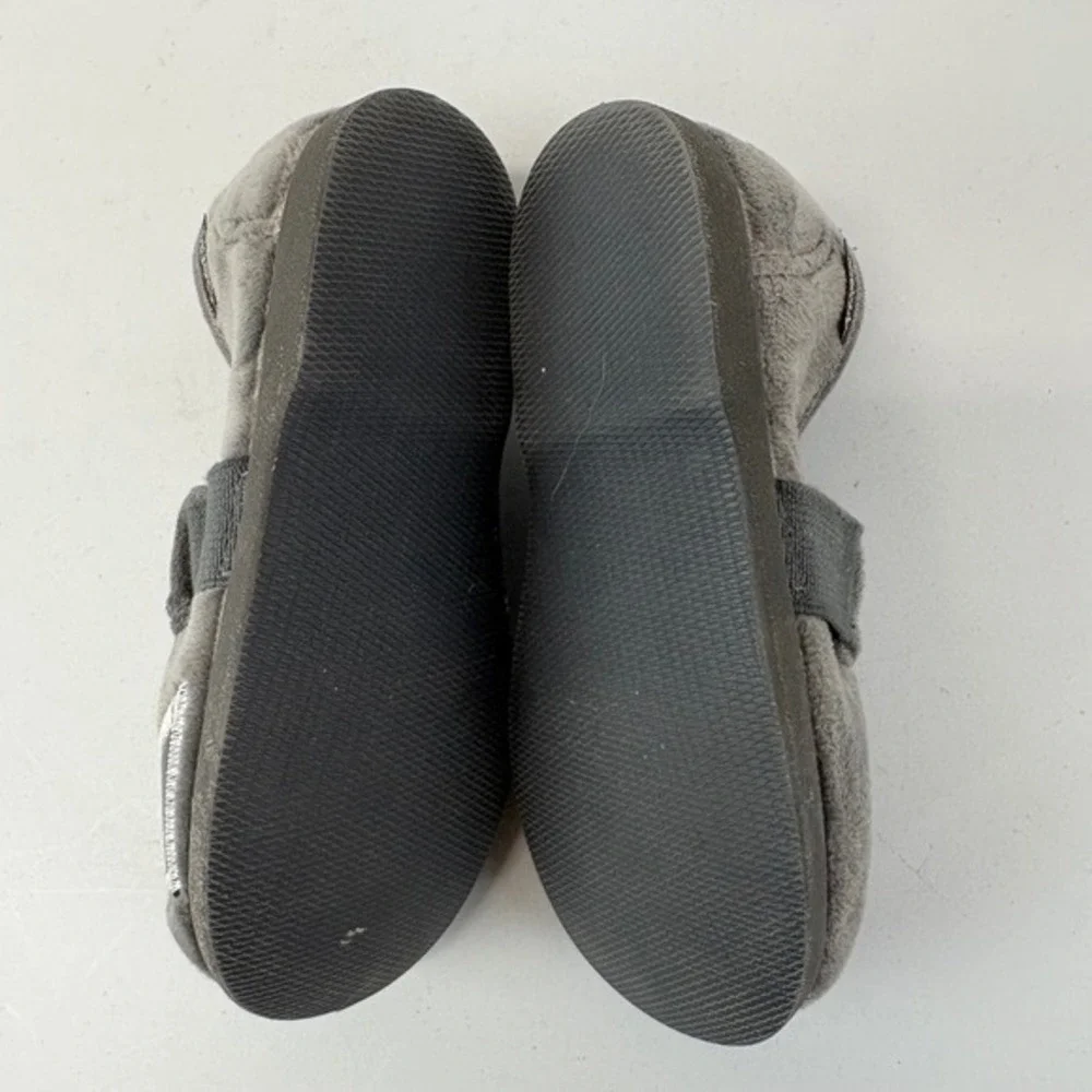 Cienta toddler Gray Rocket-ship Slippers with Stars made in Spain
